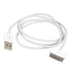 Cable chargeur / synchro - Blanc
