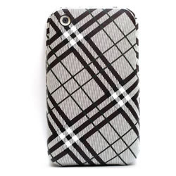 Coque iPhone 3GS Tartan RV - Marron