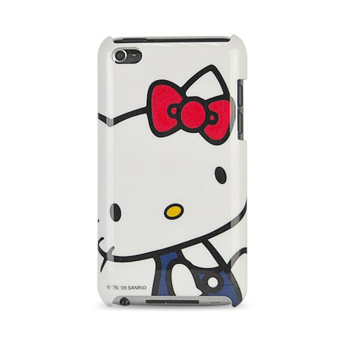 Coque iPod Touch 4 Hello Kitty - Blanc