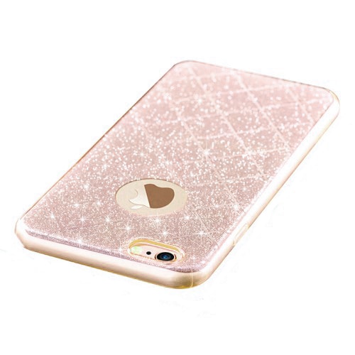 Coque Paillettes iPhone 6 Dallas champagne - Beige - photo 4