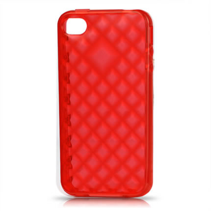 Coque iPhone 4 4S Diamond Rouge