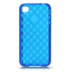 Coque iPhone 4 4S Diamond - Bleu