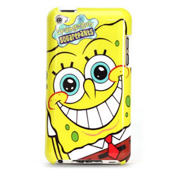 Coque iPod Touch 4 Bob l'éponge - Jaune