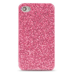 Coque iPhone Paillettes - Rose