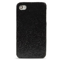 Coque iPhone Paillettes - Noir