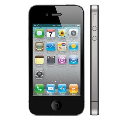 Coque rigide personnalisée bords compris iPhone 4/4S - Blanc