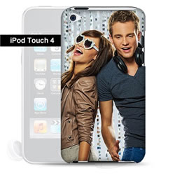 Coque rigide personnalisée bords compris iPod Touch 4 - Blanc