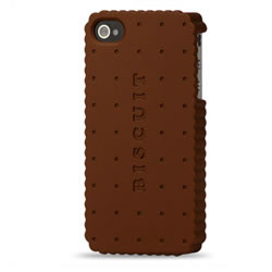 Coque iPhone Biscuit - Marron