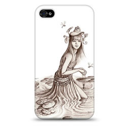 Coque bords compris Amélie Callot - Ondine - Blanc