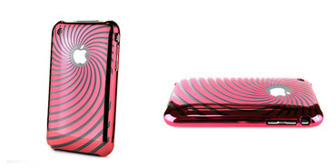 iPhone Coque Spirale (rouge)