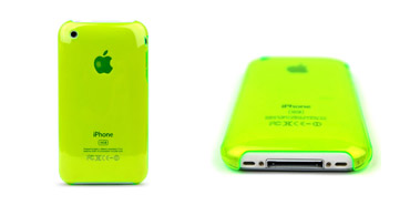 iPhone Coque Cristal (vert)