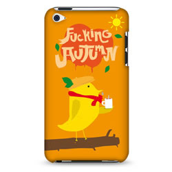 Coque bords compris Allan Aubry - Fucking autumn - Orange