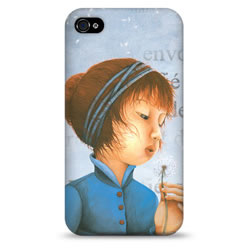 Coque bords compris Cécile Charton - Envol - Bleu