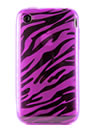 iPhone Coque Zèbre (violet)